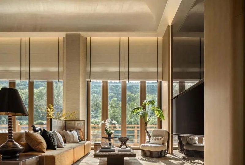 176㎡暖色新中式,简约美学演绎轻奢格调 176㎡新中式美学,暖色抵万奢! - 家居知识