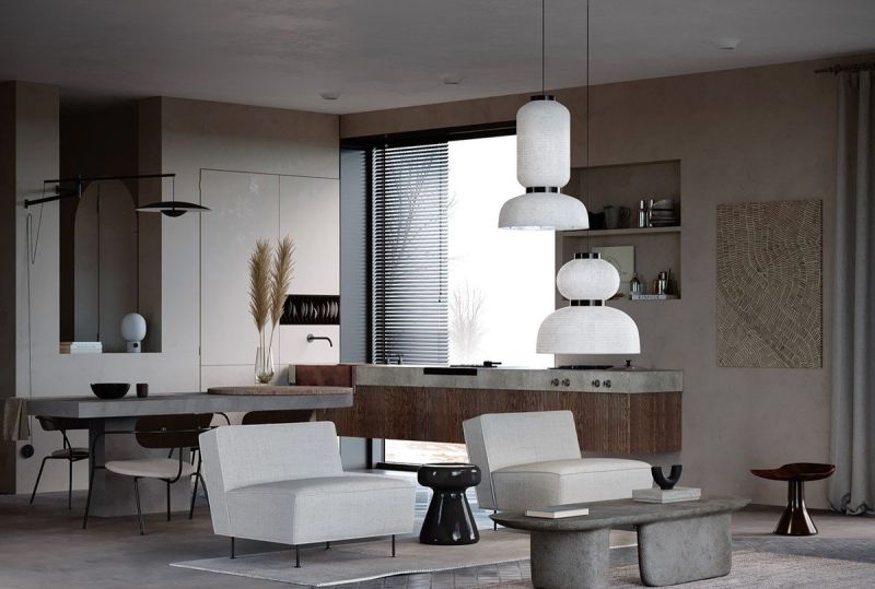 微水泥+侘寂风：这个家把“不完美的诗意”装成了艺术 - 家居知识