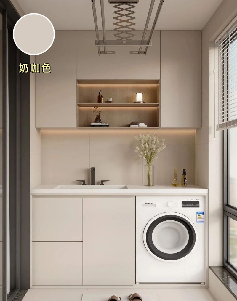 来抄作业~分享9款高颜值的阳台柜配色方案！ - 家居知识