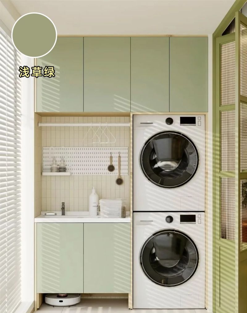 来抄作业~分享9款高颜值的阳台柜配色方案！ - 家居知识