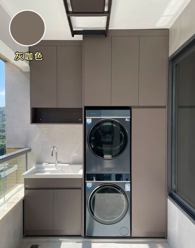 来抄作业~分享9款高颜值的阳台柜配色方案！ - 家居知识