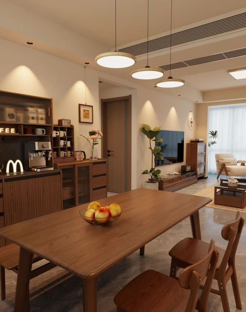 中古原木风家居空间全案设计解析 - 家居知识