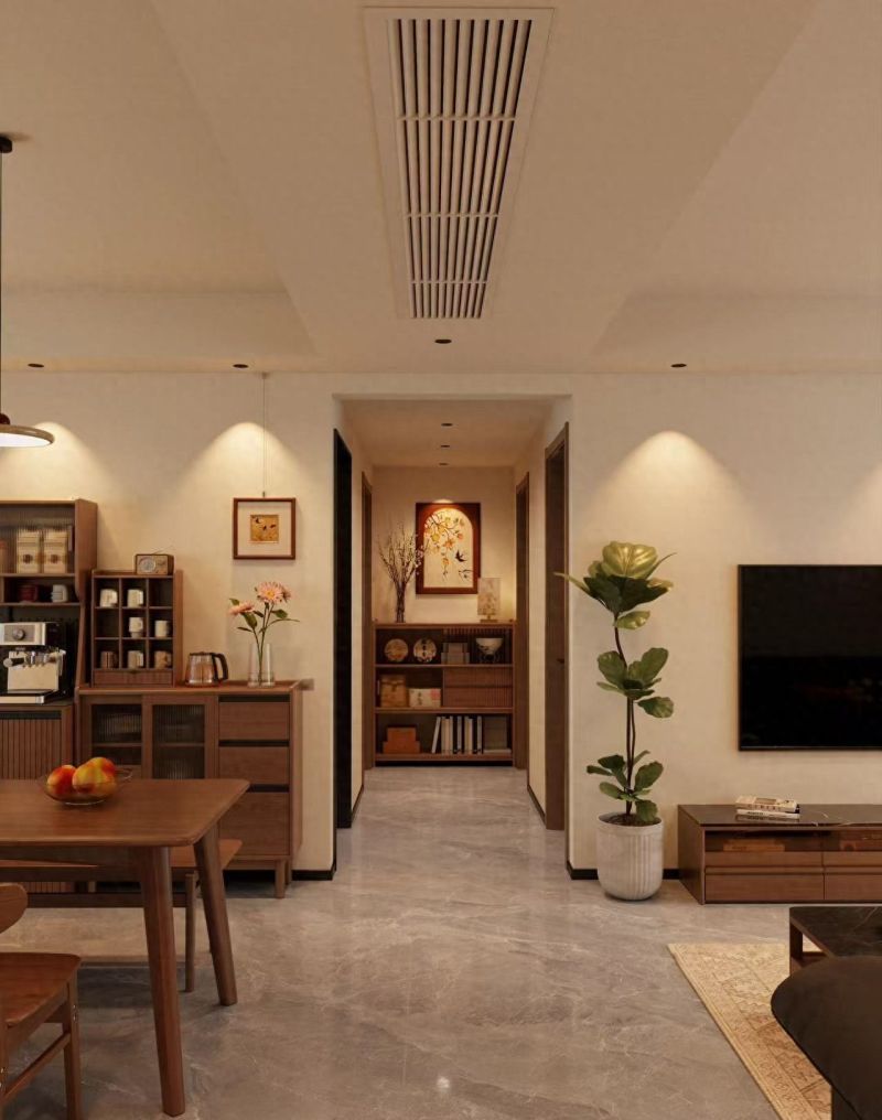 中古原木风家居空间全案设计解析