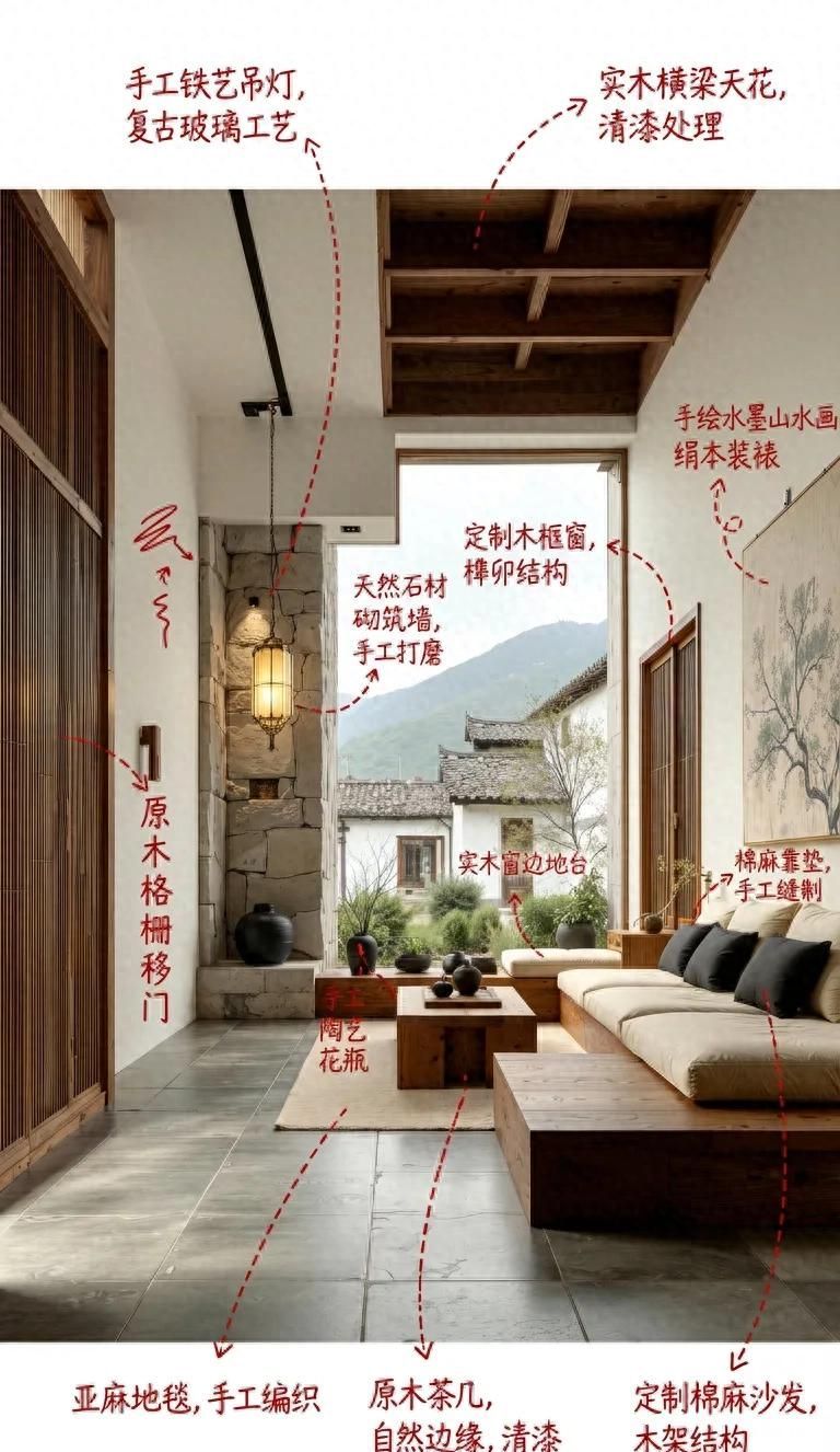 江南老宅变身新中式雅居，东方韵味藏于细节