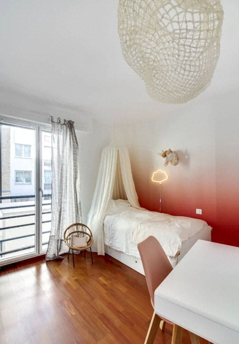 北欧风家居巧添中国红，简约与热烈的完美碰撞