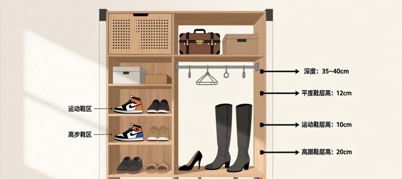进门鞋柜这样设计，小户型也能清爽又高级！10个实用技巧+尺寸 - 家居知识