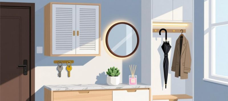 进门鞋柜这样设计，小户型也能清爽又高级！10个实用技巧+尺寸 - 家居知识