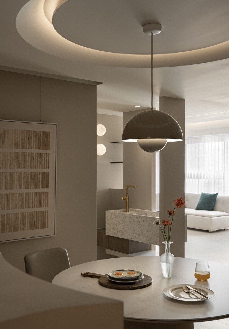 93㎡奶油风住宅，爱马仕橘点亮一家四口的治愈生活