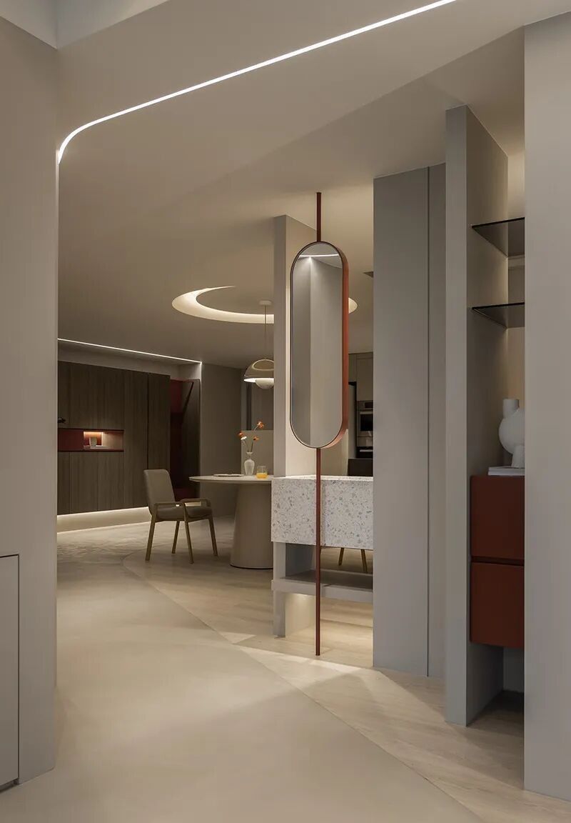 93㎡奶油风住宅,爱马仕橘点亮一家四口的治愈生活 93㎡奶油风住宅:一抹爱马仕橘是屋子的灵魂,一家四口的治愈时光 - 家居知识