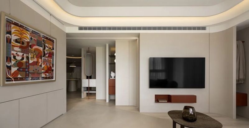 93㎡奶油风住宅,爱马仕橘点亮一家四口的治愈生活 93㎡奶油风住宅:一抹爱马仕橘是屋子的灵魂,一家四口的治愈时光 - 家居知识