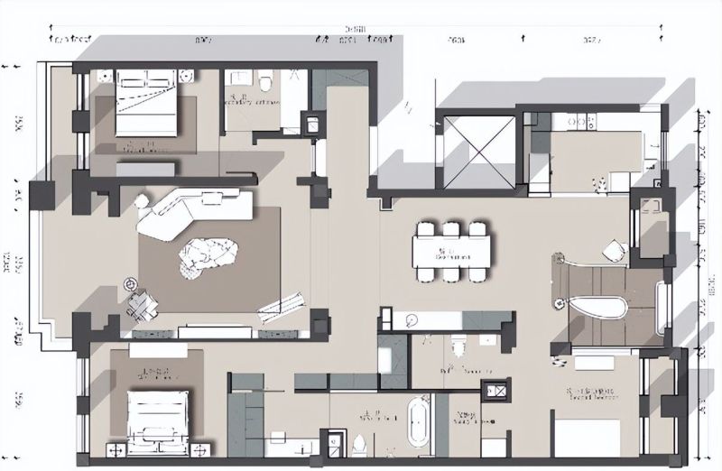 麻吉家装定制｜光迹循形，构筑法式空间的温柔秩序 - 家居知识