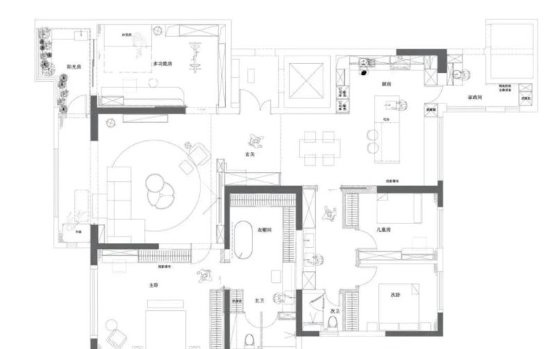精装房逆袭,刷美剧装出自然美式风,细节超戳心! 精装房逆袭|刷了多少美剧才装出这自然美式风,细节太戳了! - 家居知识