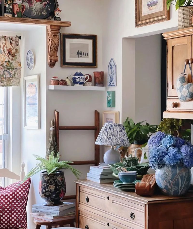 美式田园复古宅,古董乡村风演绎艺术魅力 她的美式田园住宅,复古与古董乡村风格装饰,充满丰富的艺术魅力 - 家居知识