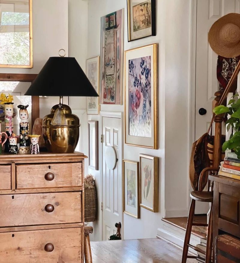 她的美式田园住宅，加入复古与古董乡村风格装饰，充满节俭的艺术 - 家居知识