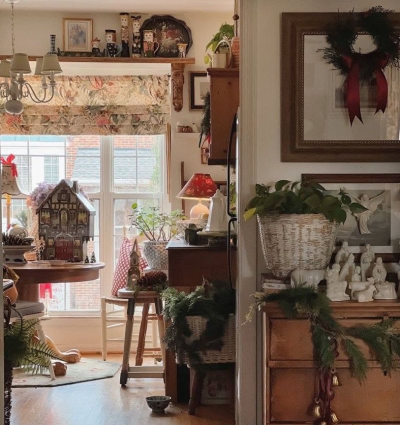 她的美式田园住宅，加入复古与古董乡村风格装饰，充满节俭的艺术 - 家居知识