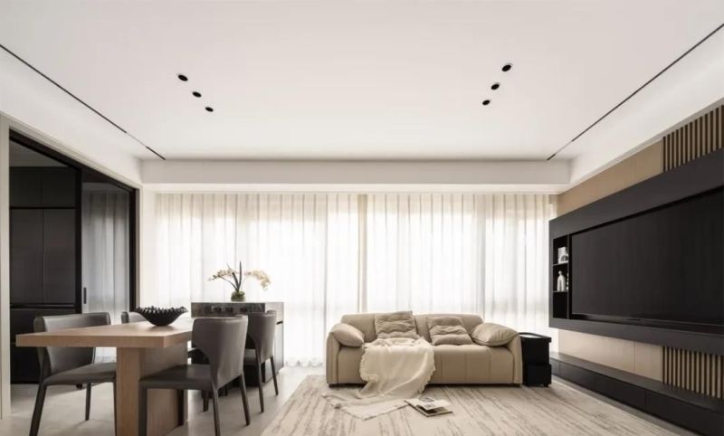 82㎡现代意式：木韵温和，黑调沉静，动静两相宜 - 家居知识