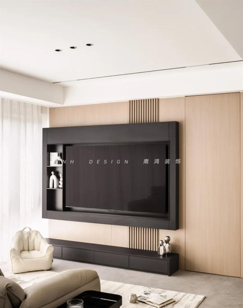 82㎡现代意式：木韵温和，黑调沉静，动静两相宜 - 家居知识