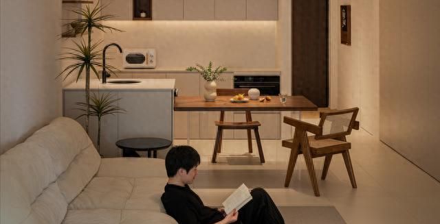 极简侘寂风的家，简约淡雅治愈人心