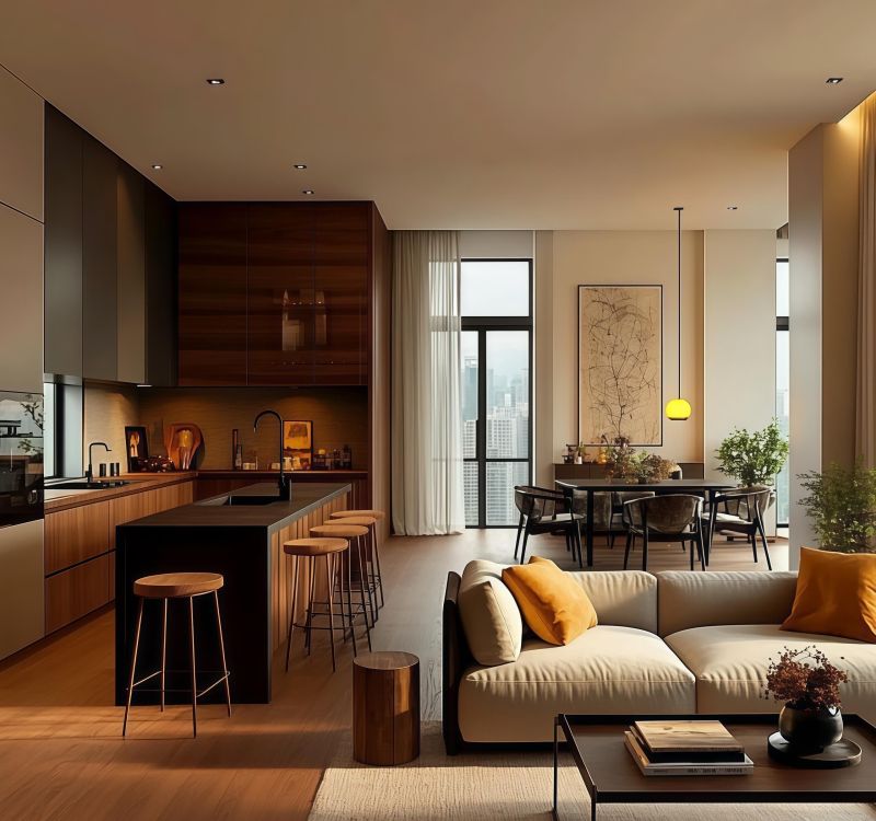 138㎡中古风，木为骨棕为韵，每处都戳中审美～ - 家居知识