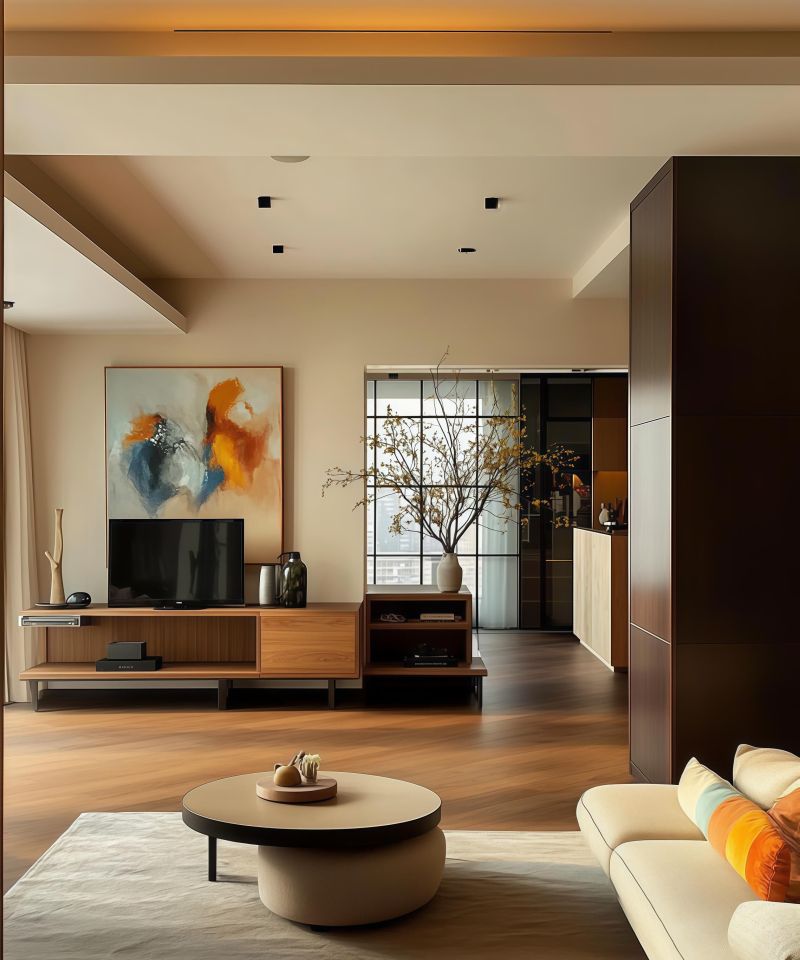 138㎡中古风，木为骨棕为韵，每处都戳中审美～ - 家居知识