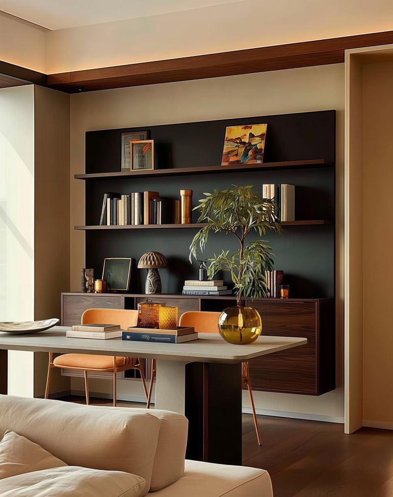 138㎡中古风，木为骨棕为韵，每处都戳中审美～ - 家居知识