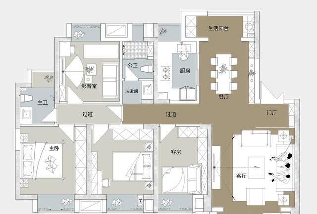 上海夫妻140㎡的新中式，房子里面一步一景，真的太美，非常高级 - 家居知识