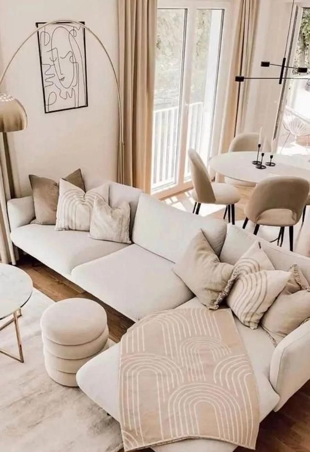 奶油风家居设计,25张实景图带你领略慵懒高级感 奶油风全网爆火!弥漫慵懒高级感,进门就被迷住,分享25张实景图 - 家居知识
