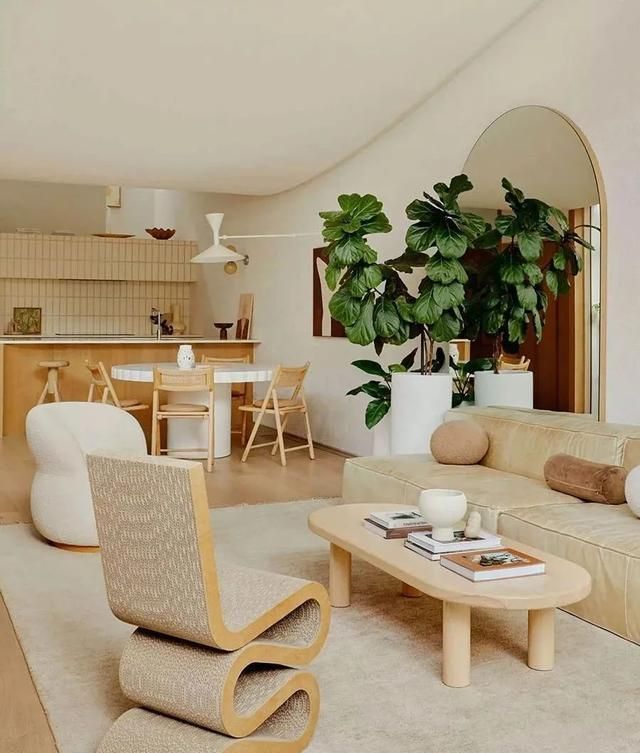 奶油风家居设计,25张实景图带你领略慵懒高级感 奶油风全网爆火!弥漫慵懒高级感,进门就被迷住,分享25张实景图 - 家居知识