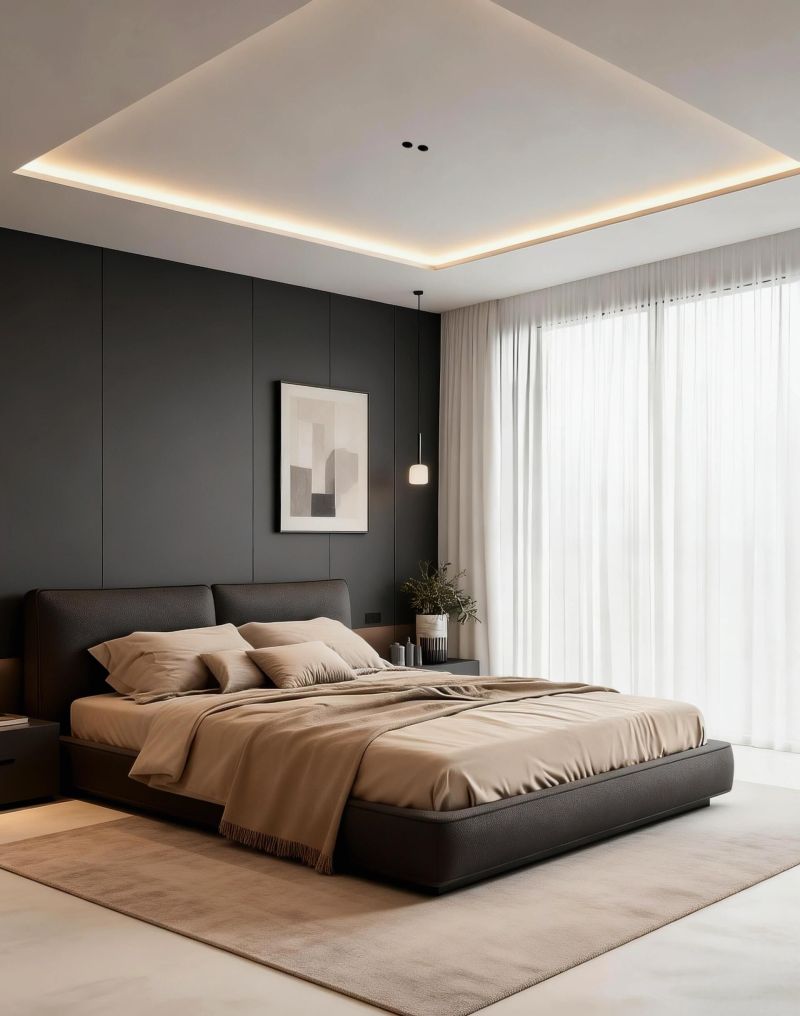 还行135m²意式极简被我装出了300m²气场，这么显大的风格都喜欢 - 家居知识