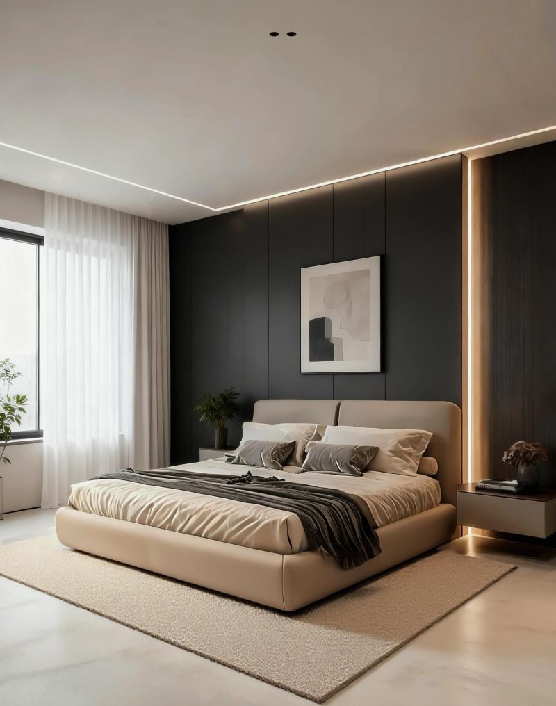 还行135m²意式极简被我装出了300m²气场，这么显大的风格都喜欢 - 家居知识