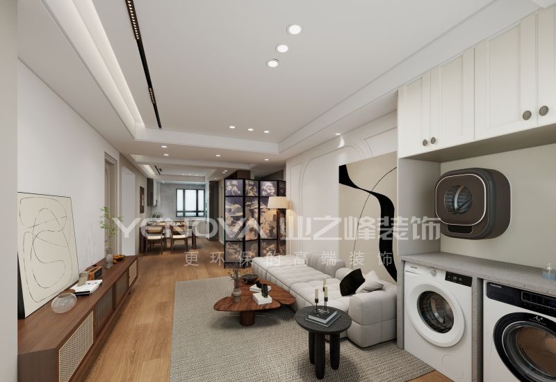 唐山中天·南湖玥132平方米混搭风格装修效果案例|业之峰装饰 - 家居知识