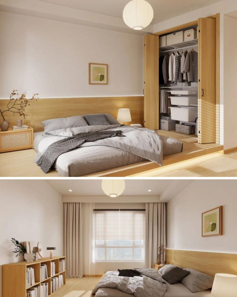 温润木纹肌理渲染下的日式原木风小居 - 家居知识