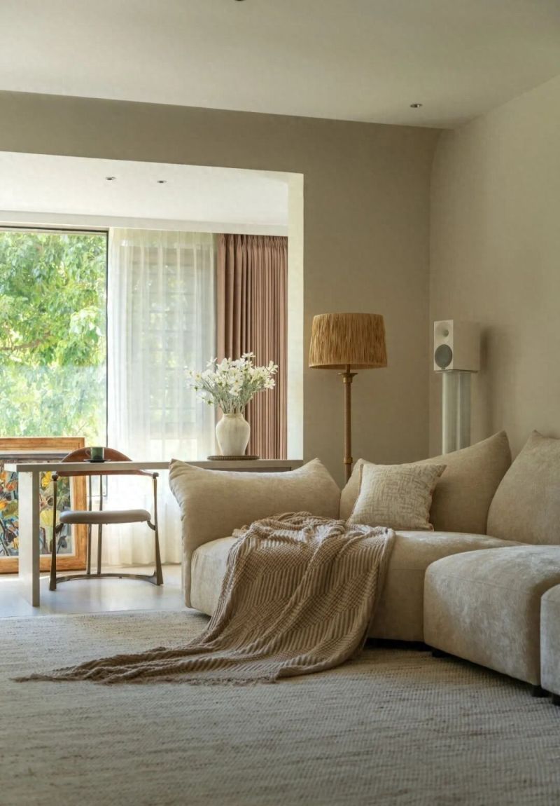 纯净治愈奶油风，打造温暖慵懒的家居美学