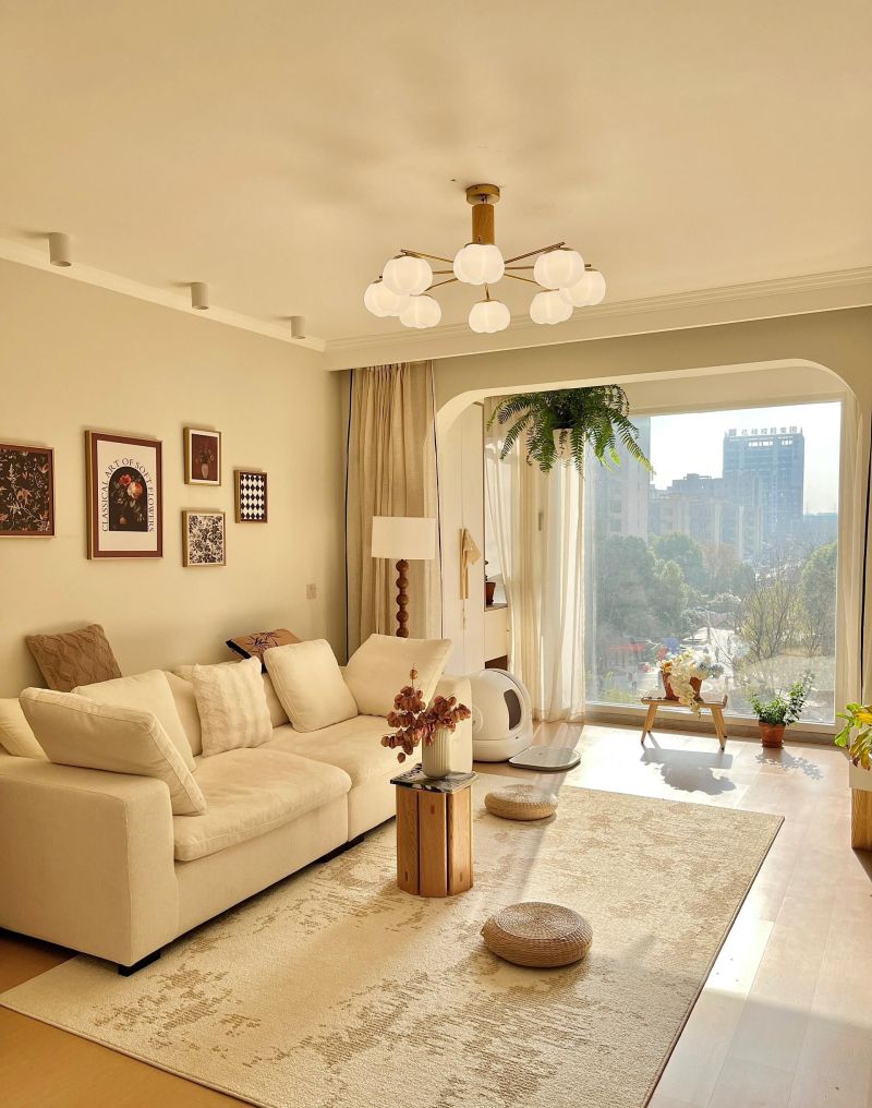 仅凭一个原木奶油风，直接涨粉8万，这样的家也太好看了！ - 家居知识