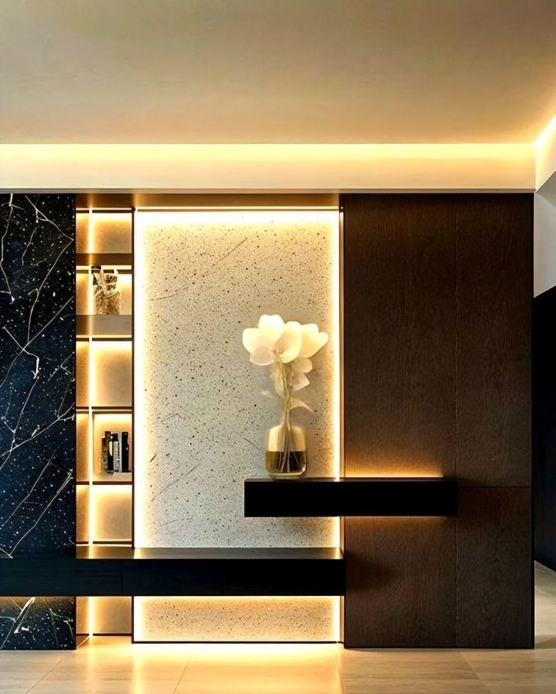 轻奢意式风玄关设计,今年家装大流行! 轻奢意式风,入户玄关是不是很炫?这才是今年大流行! - 家居知识