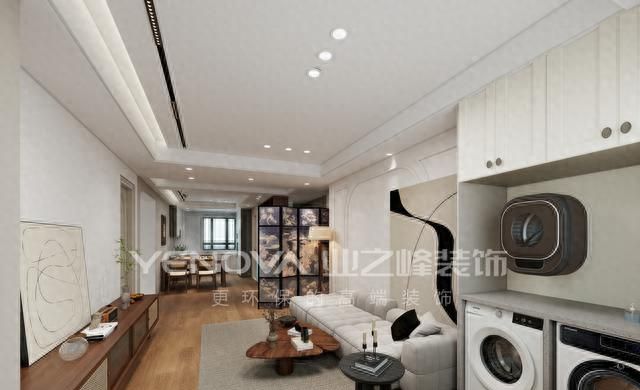 32㎡混搭风装修案例，唐山中天·南湖玥小户型空间创意设计