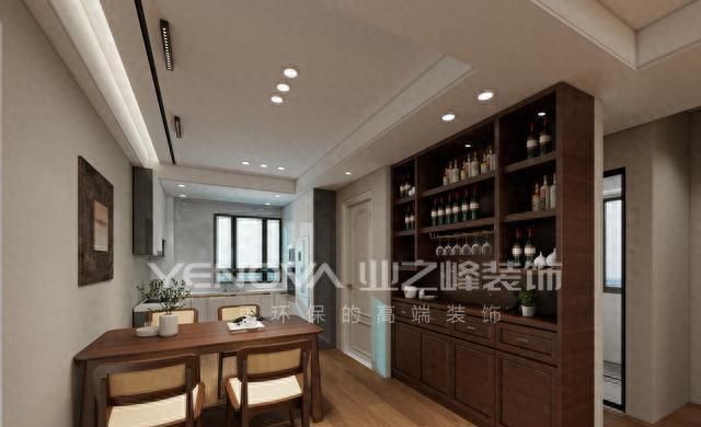 132㎡混搭风装修案例，唐山中天·南湖玥现代与复古的完美融合