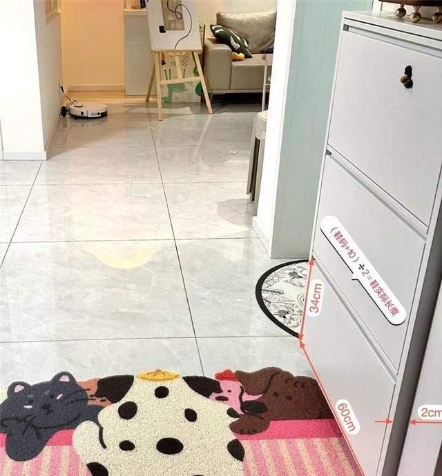 山东姑娘巧用12厘米鞋柜缝隙,省钱省地不浪费 山东姑娘晒玄关12厘米鞋柜,缝隙空间一点不都浪费,省钱又省地 - 家居知识