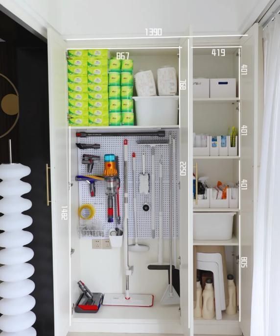 被闺蜜家里的“薄柜设计”惊呆了！换个思路后，收纳力翻一倍 - 家居知识