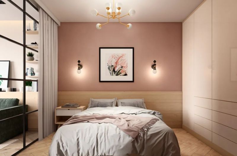 极简风，将原木色和金属元素、红绿搭配，奢华、优雅的室内空间。 - 家居知识