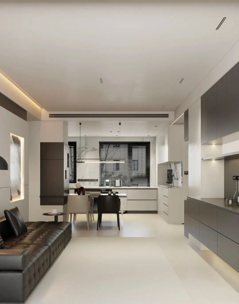 129m²现代极简风设计案例,简约不简单的品质生活 设计案例 | 129m²现代极简风 - 家居知识