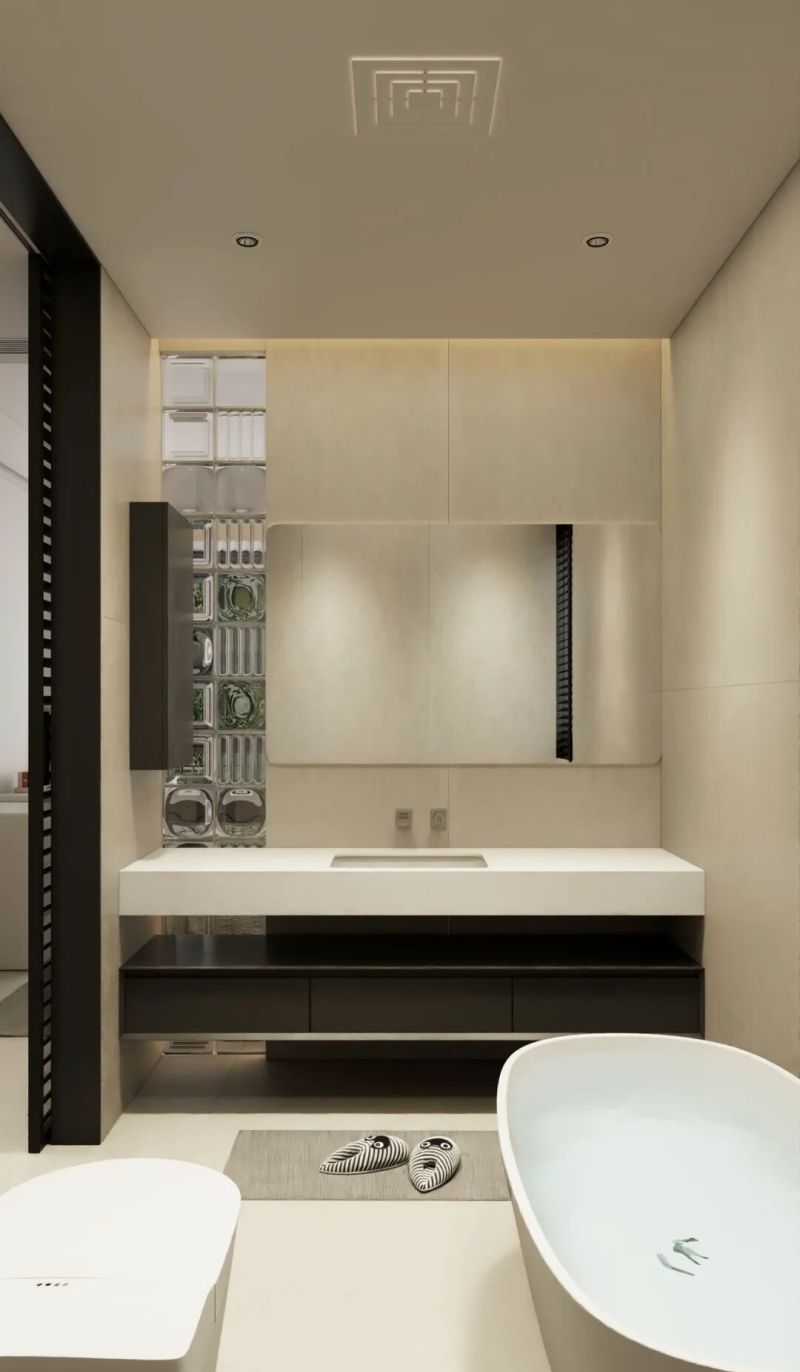 129m²现代极简风设计案例,简约不简单的品质生活 设计案例 | 129m²现代极简风 - 家居知识