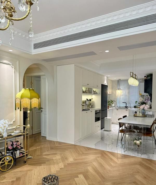 119㎡轻法式新家走红,安徽女主的优雅实用空间美学 安徽女主晒出119㎡轻法式风新家,因太高级而走红,优雅又实用 - 家居知识