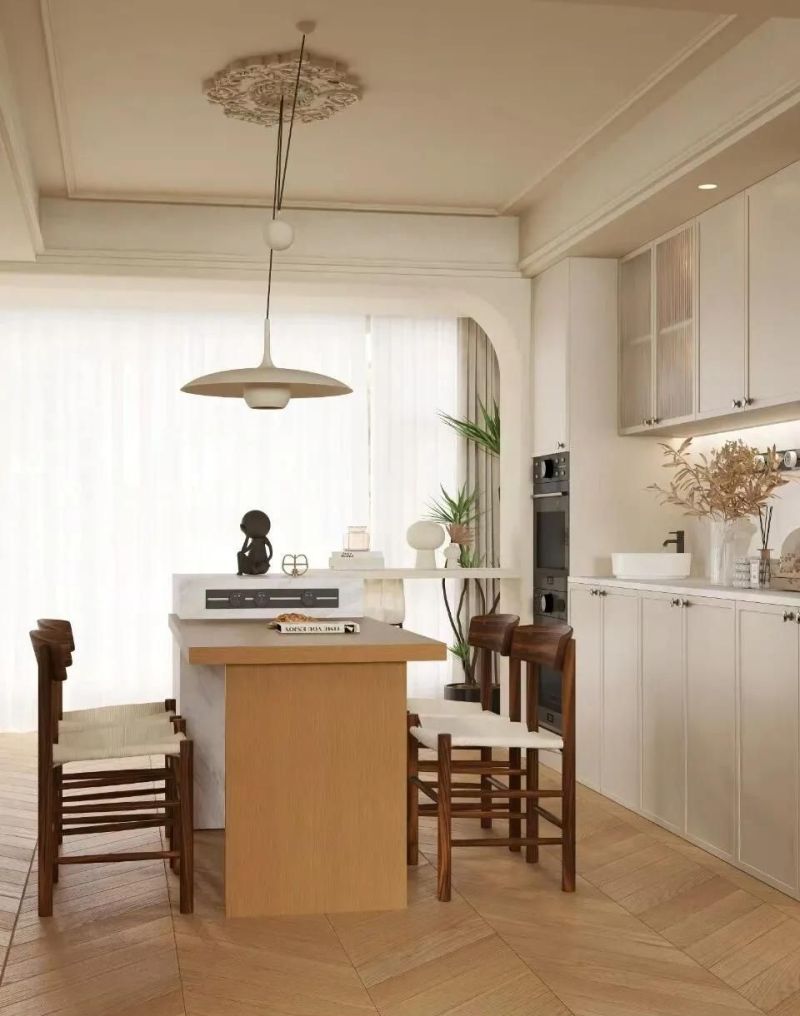 法式中古奶油风封神！麦尖设计龙东花园复式，温柔与高级并存！ - 家居知识