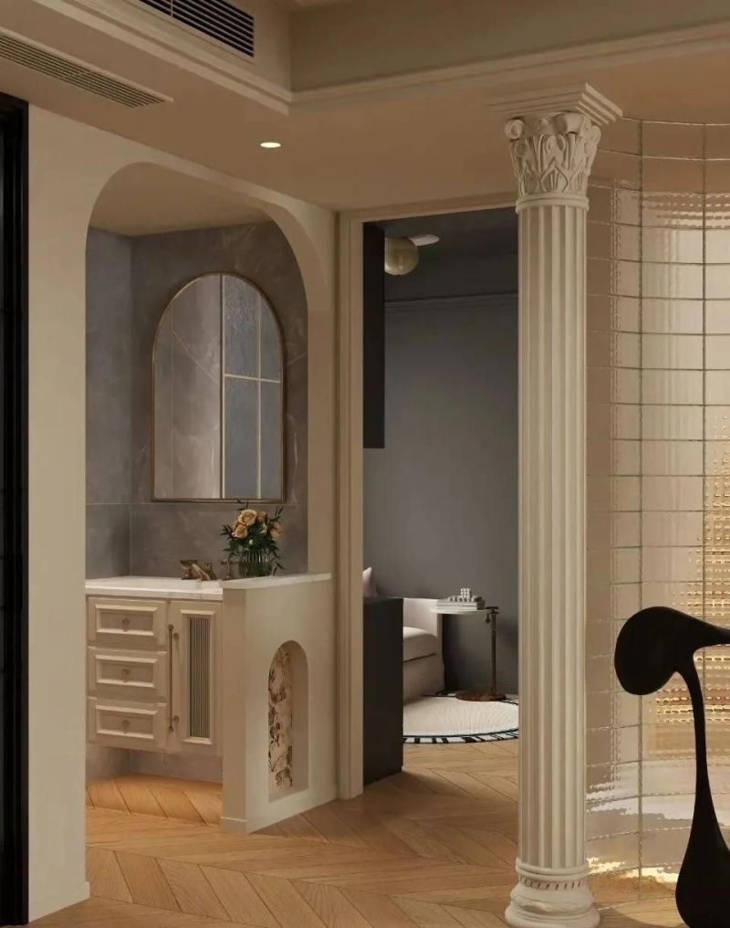 法式中古奶油风封神！麦尖设计龙东花园复式，温柔与高级并存！ - 家居知识