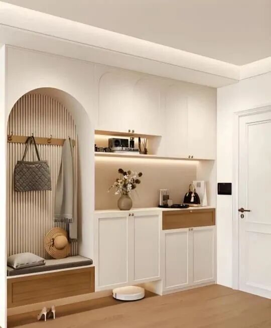 10种玄关柜封神设计！适配所有户型，颜值收纳双碾压 - 家居知识