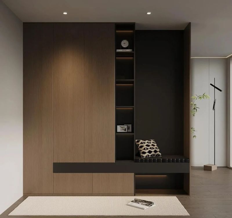 10种玄关柜封神设计！适配所有户型，颜值收纳双碾压 - 家居知识