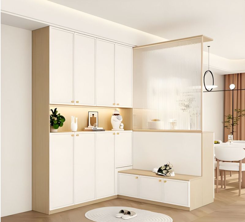 小户型隔断柜设计,瞬间打造通透大平层! 隔断柜做对了,小户型秒变通透大平层! - 家居知识