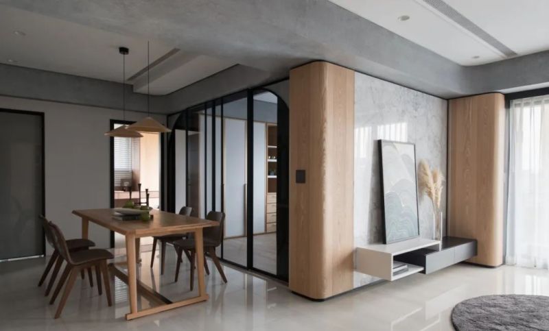 100㎡原木风无主灯设计,现代简约家装尽显清新实用 100㎡现代简约,原木风+无主灯,打造清新自然又实用的空间 - 家居知识