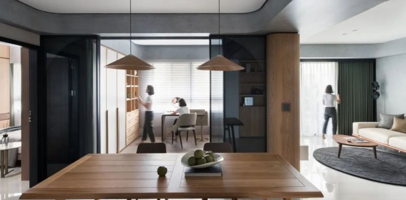 100㎡原木风无主灯设计,现代简约家装尽显清新实用 100㎡现代简约,原木风+无主灯,打造清新自然又实用的空间 - 家居知识